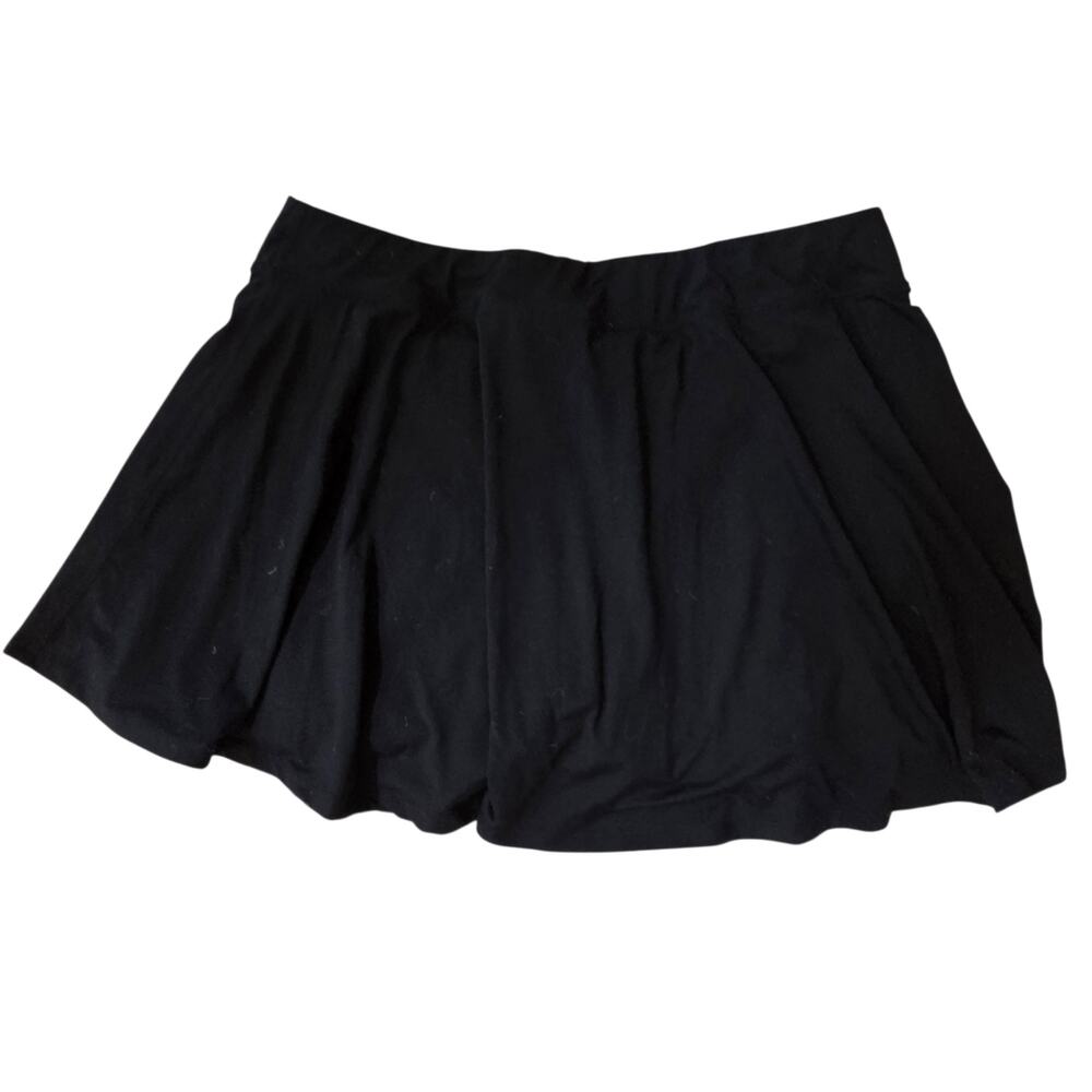 Nike Athletic Skirt or Skort Black Sz 1X Built in shorts Tennis, Golf 14" mini - Picture 7 of 9